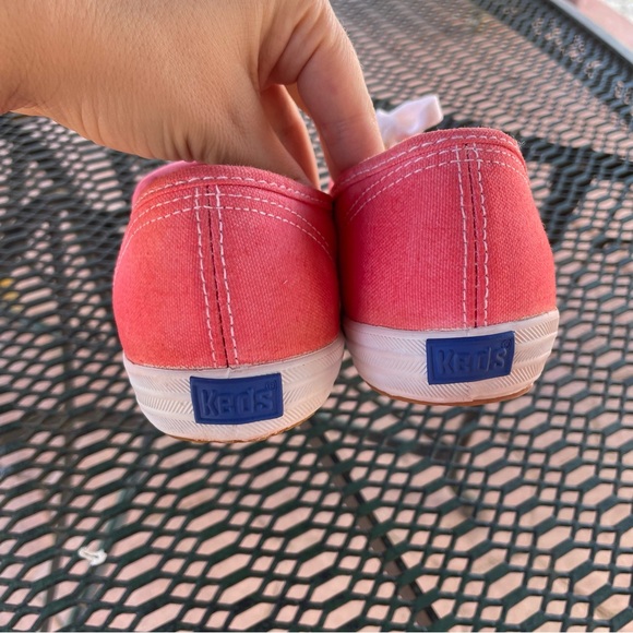 🦞3/$30🦞 Keds | Vtg 90s Y2k Narrow Hand-Dyed Two-Tone Red Arch Support Sneaker - Picture 7 of 9